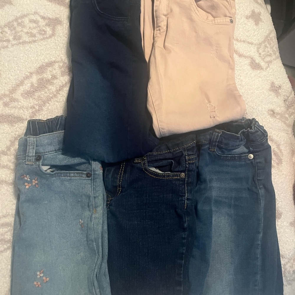 Vigoss Blue and Pink Jeans Classic Denim Style